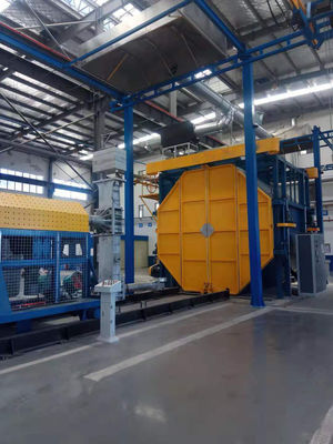 주문 500000 Kcar PLC 제어와 함께 Shuttle Rotomolding 머신 2.5m 팔 길이 온라인 제조