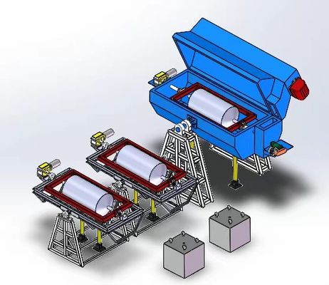 자동 온도 제어 사용자 지정 회전 폼핑 500-1000L 3단계 380V 50Hz