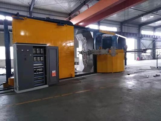 알루미늄 곰팡이 냉각을 위한 자동 PLC 제어 회전형 Molding 기계