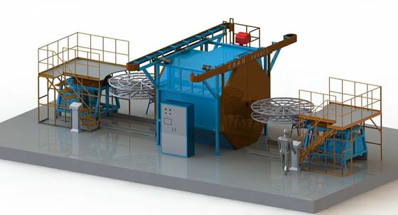 곰팡이 닫기 속도 100mm/s 온도 조절과 함께 플라스틱 물 탱크 블로우 폼 머신